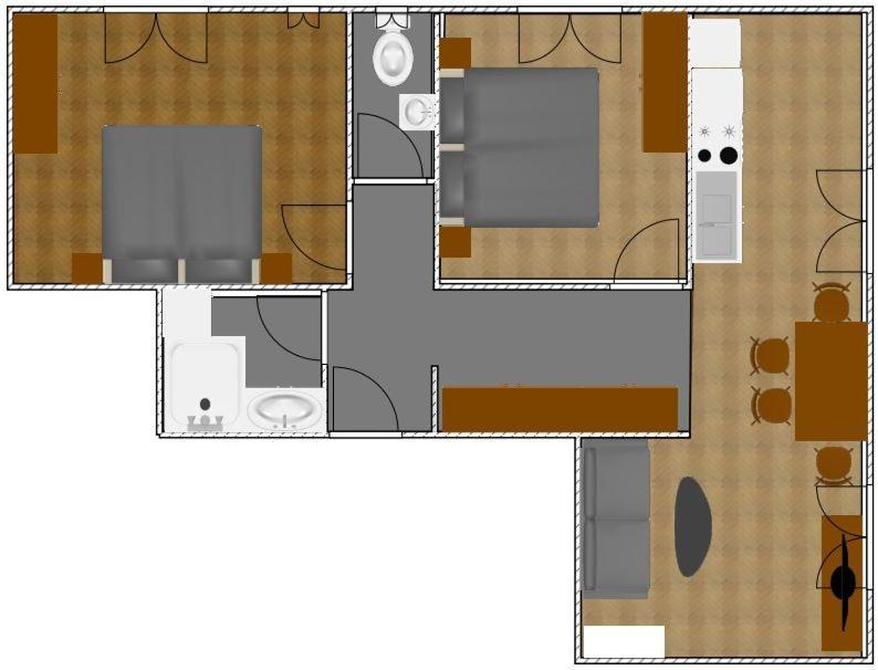 Apartments Haus Schoen - Preise Inclusive Pitztal Sommer Card Jerzens Pokoj fotografie